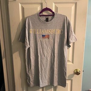 Adult Men Gray Williamsburg Flag T-Shirt